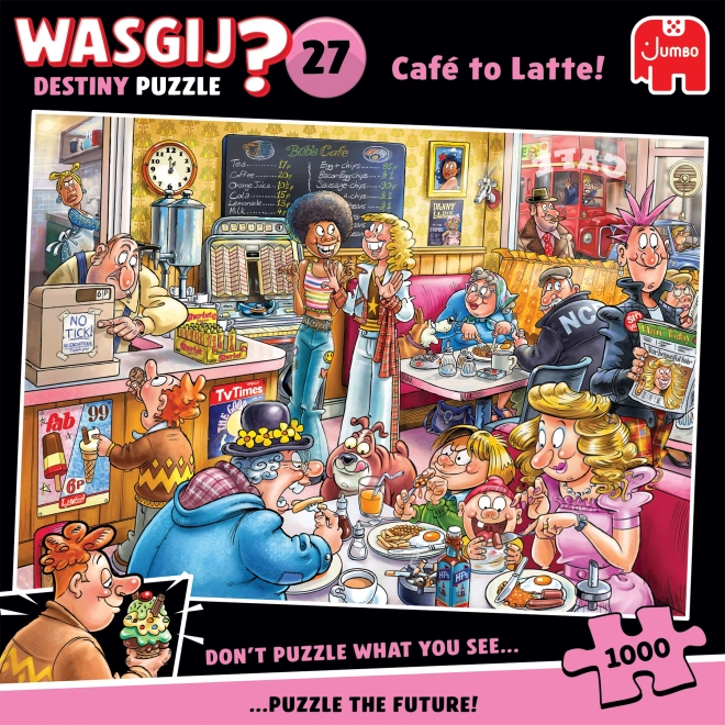 Puzzle Wasgij Destiny 27: Café Latte 1000 pièces