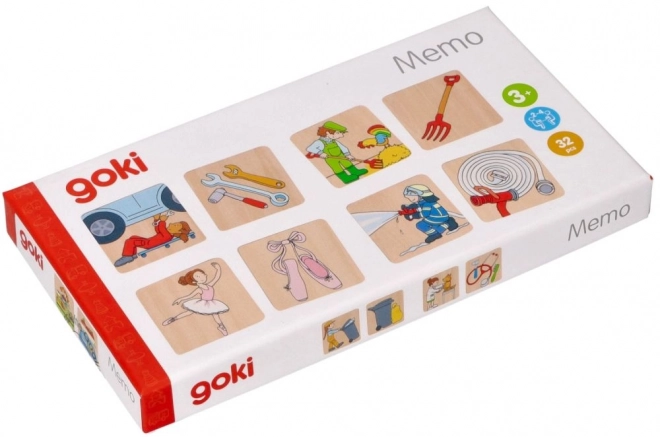 Jeu de mémoire des métiers