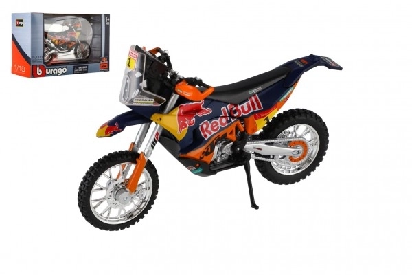 Bburago Rouge Bull KTM Rallye Dakar 2019 moto 1:18
