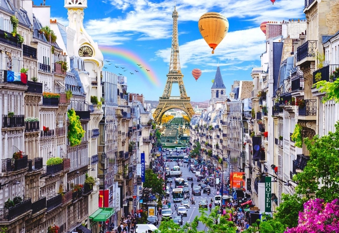 Puzzle en bois Paris animée 2v1