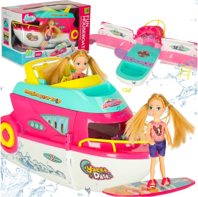 ensemble bateau pour poupées Yacht Dash avec accessoires