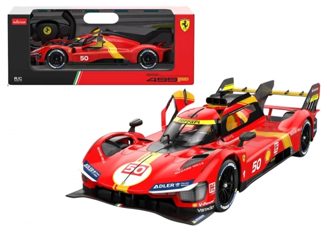 R/C 1:24 Voiture de sport télécommandée Ferrari 499P Rouge