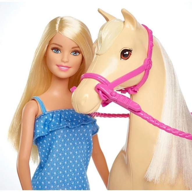 Set équitation Barbie avec cheval