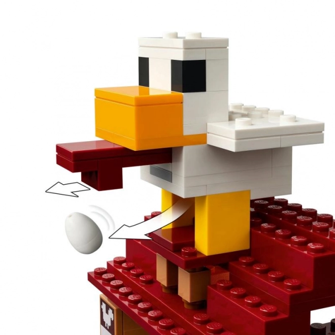 LEGO Minecraft 21273 Attaque de l'exploseur de Ghast sur le village