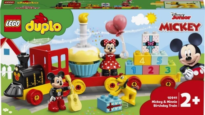 LEGO 10941 DUPLO Train d’anniversaire de Mickey et Minnie
