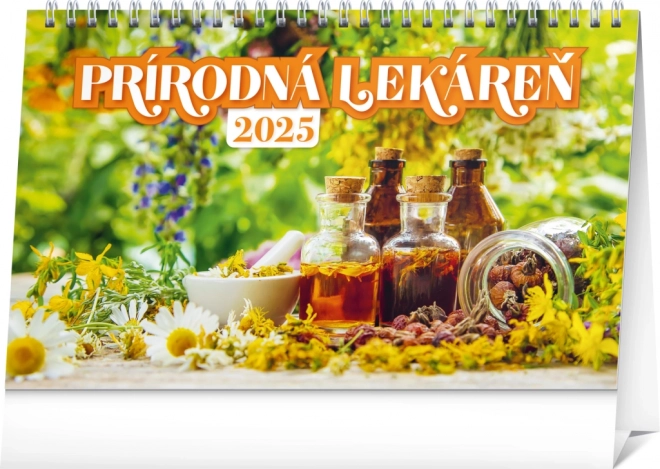 Calendrier de bureau NOTIQUE Pharmacie Naturelle 2025, 23,1 x 14,5 cm