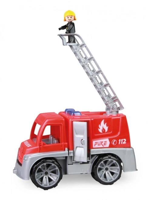Auto Truxx pompier plastique 29cm avec figurine dans boîte 39x22x16cm 24m+