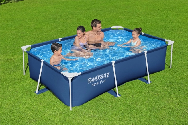 DeluxeJr Steel Pro Rack Piscine 259x170x61 BESTWAY pour le jardin