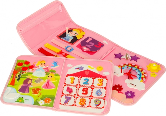Sac à dos sensoriel Montessori rose