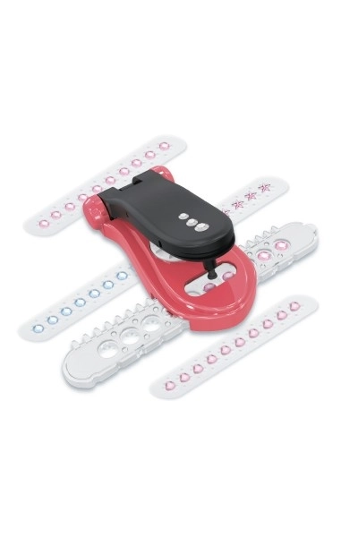 Pierres scintillantes non seulement pour les cheveux avec applicateur en plastique 6x12cm avec accessoires dans une boîte 22x18,5x4,5cm