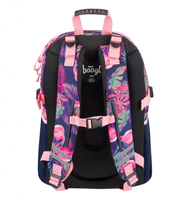 BAAGL Sac 0 dos scolaire Flamingo
