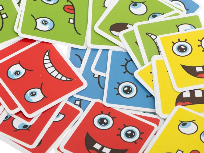 Blocs créatifs changeant de visages