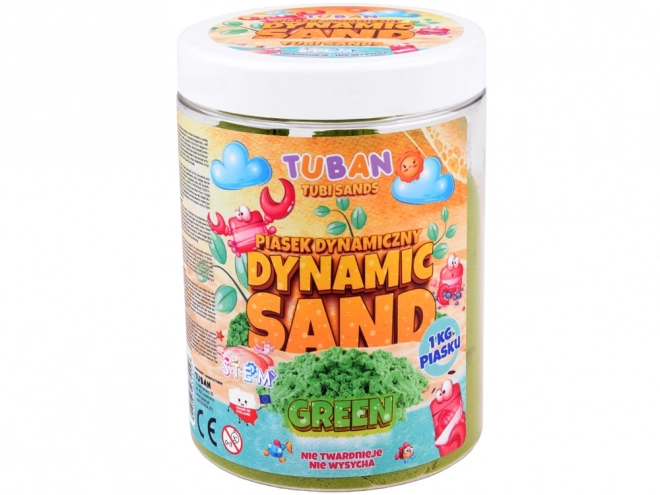 Sable cinétique Tuban 1kg vert