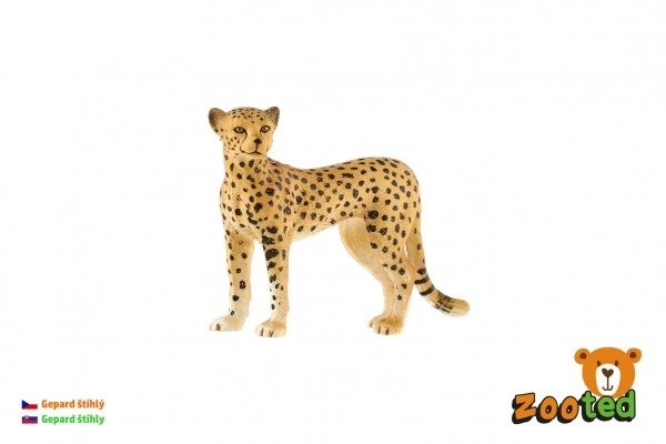 Guépard svelte plast 8cm en sachet