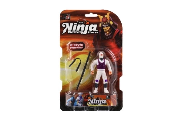Figurine ninja avec accessoires 10 cm