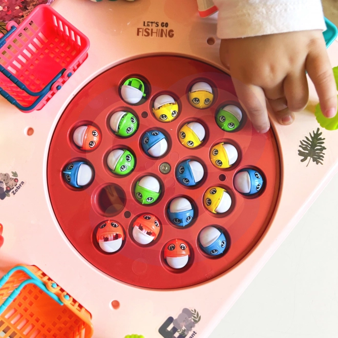 Jeu d’adresse Pêche Table Interactive Rose