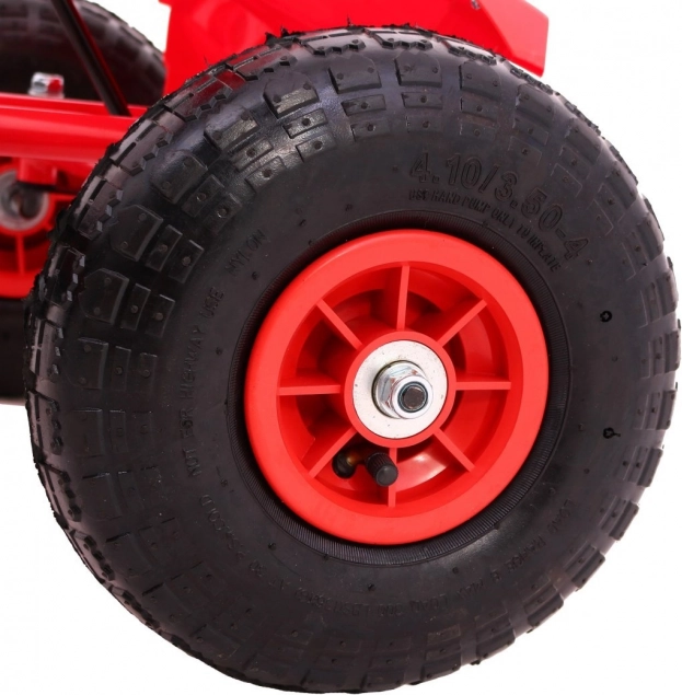 Roues à roulements gonflables pour une conduite fluide