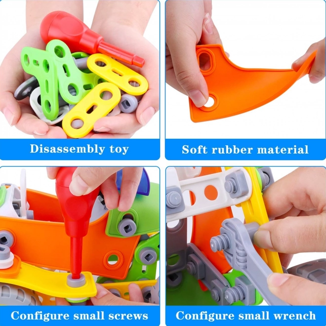 Woopie système de construction de véhicules STEM 163 pièces