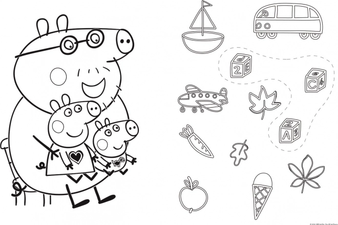 Puzzle recto-verso Peppa Pig SUPER MAXI 24 pièces