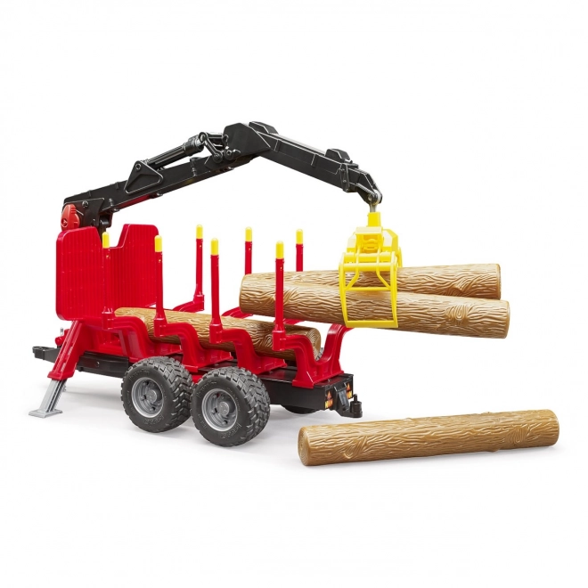 Transporteur de bois Bruder avec bras de chargement
