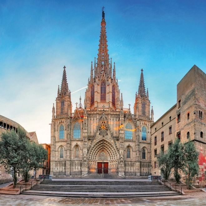 Calendrier mural Barcelone 2026, 30 x 30 cm