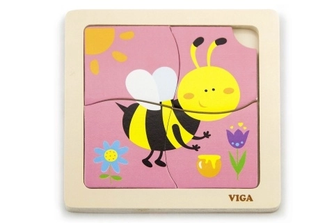 Puzzle en bois abeille de Viga