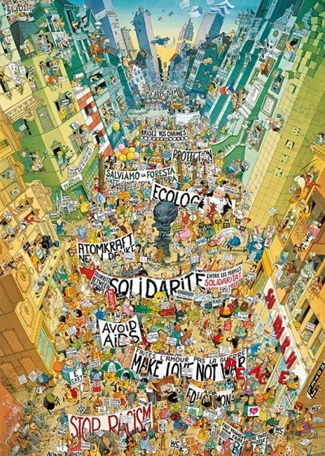 Heye Puzzle Protest! 2000 pièces