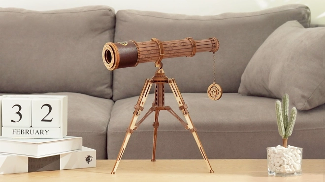 ROBOTIME Rokr Modèle en Bois de Télescope Monoculaire