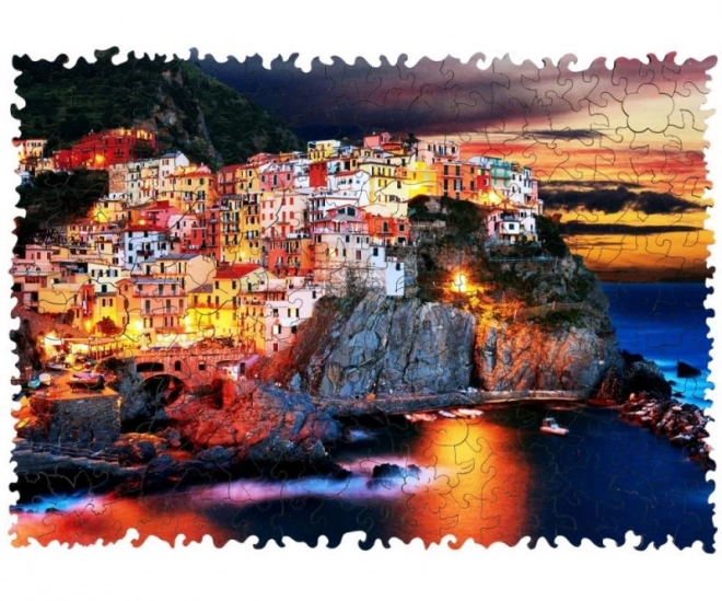PUZZLE EN BOIS COLORÉ - Manarola en Italie