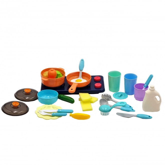 Woopie cuisine pour enfants avec évier rose