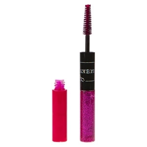 Lukky 2-en-1 mascara et paillettes pour cils, rouge