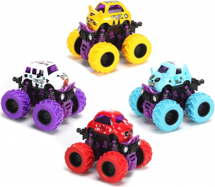 Voiture métallique Bigfoot mini 9 cm à friction