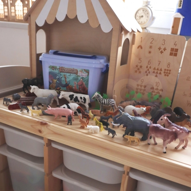 Ensemble d'animaux WOOPIE XXL 58 pcs
