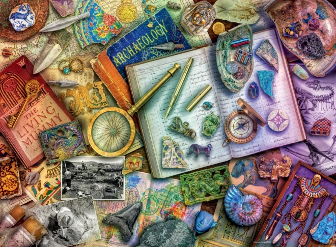 Ravensburger Puzzle La Table de l’Archéologue, 500 pièces