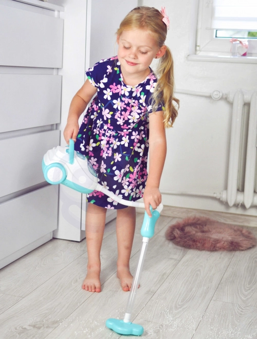 Aspirateur pour enfants avec sons et lumière Kruzzel bleu
