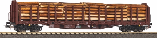 Piko wagon à ranchers Roos-t642 RSBG avec chargement de bois H0