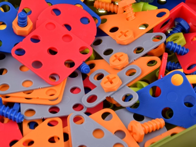 Kit de Construction Monde des Dinosaures avec Perceuse