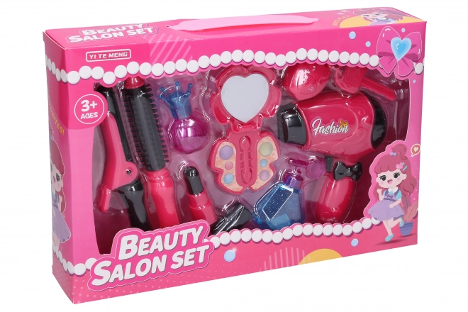 Coffret cosmétique avec sèche-cheveux pour enfants