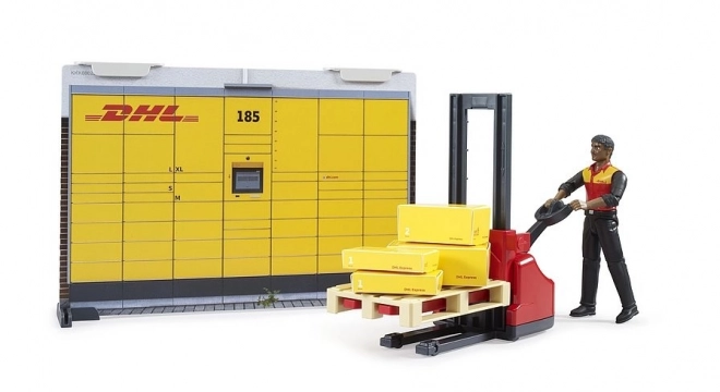 Bruder BWORLD Point relais DHL avec accessoires