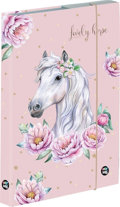 OXYBAG Boîte pour cahiers A5 Jumbo Cheval Romantique