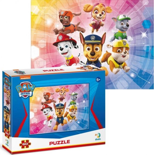 Puzzle Pat' Patrouille : Super Équipe 60 pièces