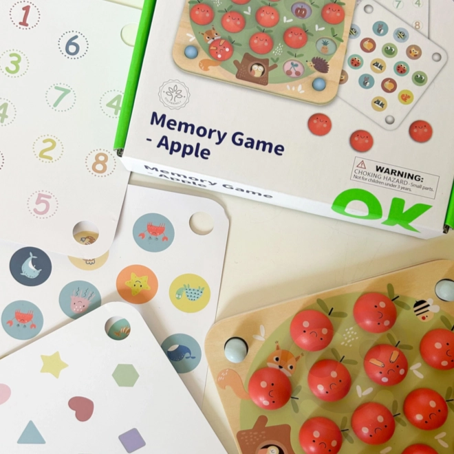 Jeu de mémoire Tooky Toy Pommes