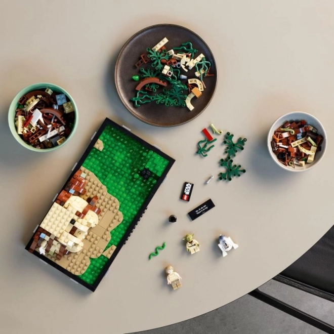 Entraînement Jedi sur la planète Dagobah – Diorama LEGO Star Wars
