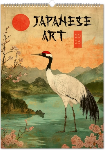 Calendrier mural Affiches vintage – Art japonais 2026