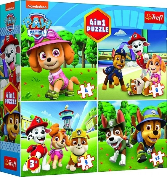 Puzzle 4en1 Pat' Patrouille