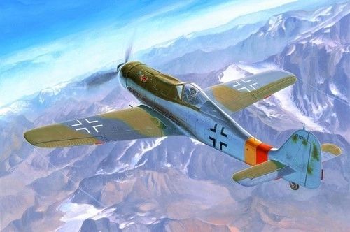 Modèle en plastique de l'avion Focke Wulf FW 190D-9