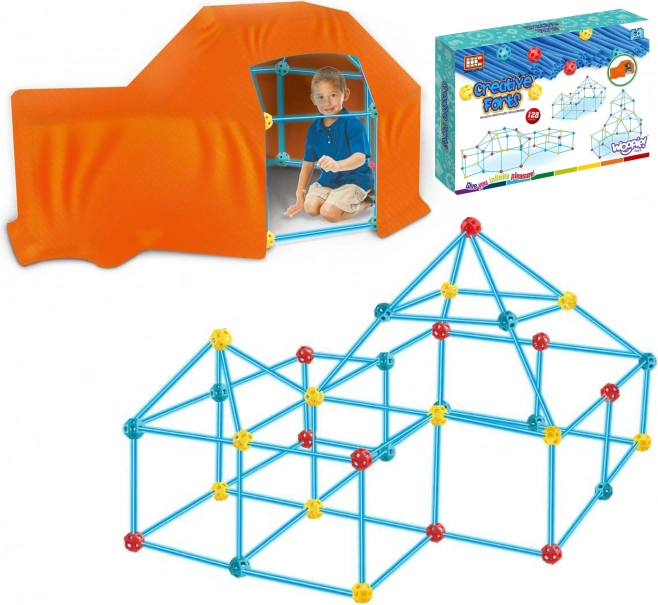 WOOPIE Grandes briques de construction Tente Set Pailles Tubes 128 pcs