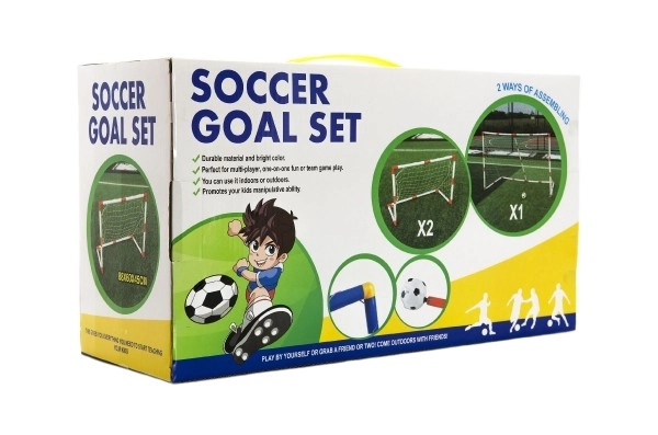 But de football pour enfants 2 en 1 avec ballon