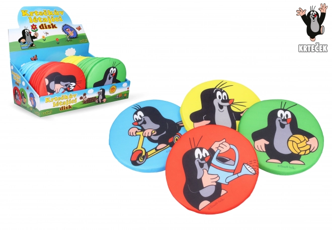 Disque volant avec motif de Krtek