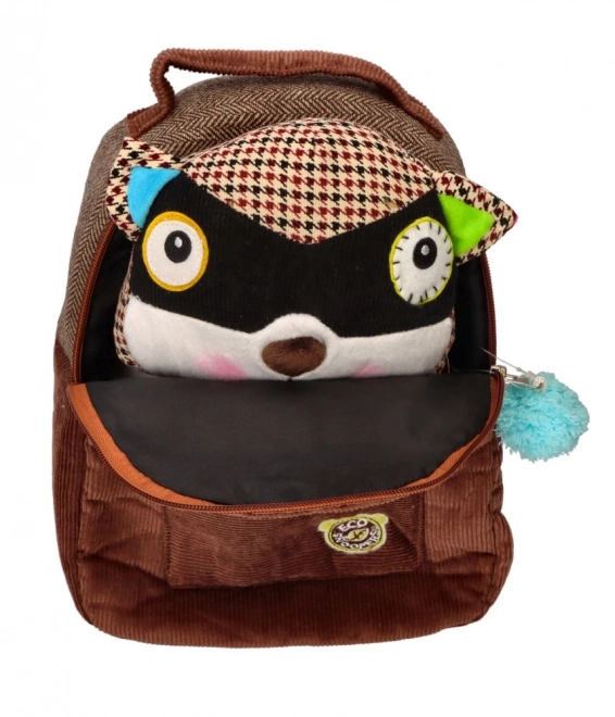 Sac à dos enfant EcoSnoopers avec raton laveur